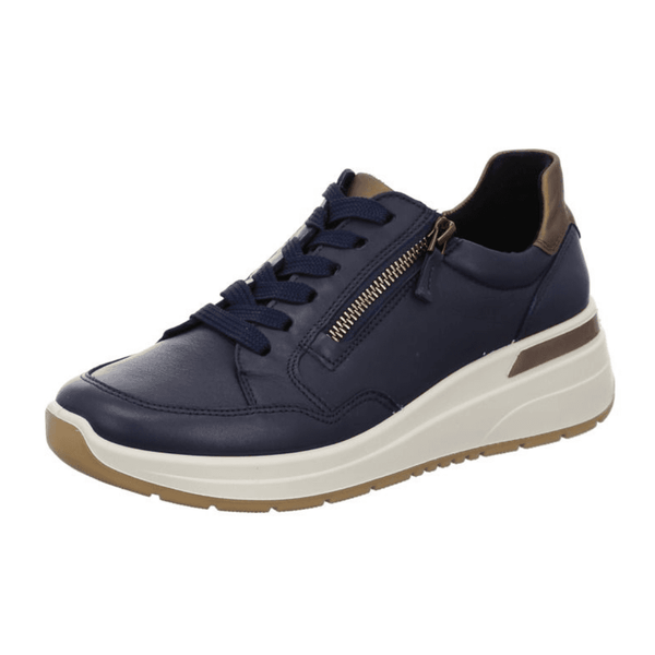 Womens Ara Garda Trainers - Navy