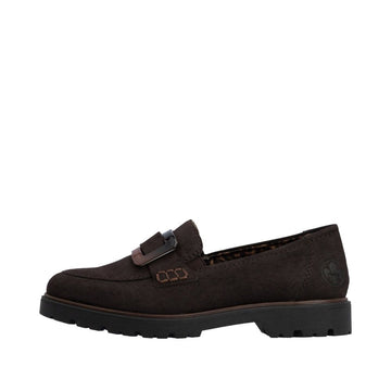 Womens Rieker 45553 Nougat Loafers - Nougat