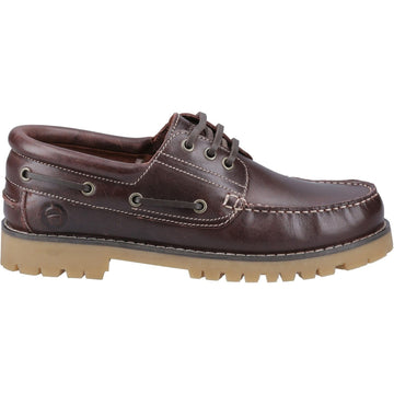 Mens Cotswold Inglecote Casual Lace-up Shoes - Brown Leather