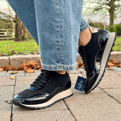 Womens Lloyd & Pryce Zaal Sporty Trainers - Stealth Mix