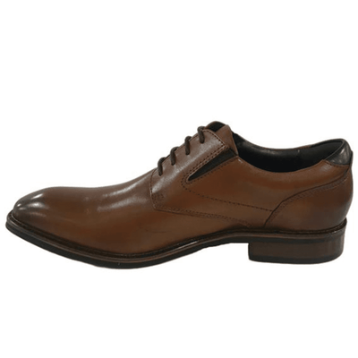 Mens Escape Lecky Watson Heeled Formal Lace Up Shoes - Brandy