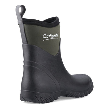 Unisex Cotswold Winfield Short Green Wellingtons - Green