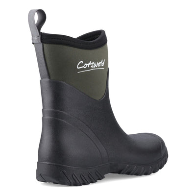 Unisex Cotswold Winfield Short Green Wellingtons - Green