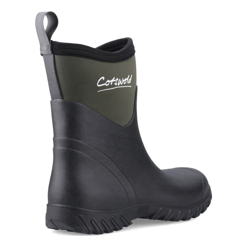 Unisex Cotswold Winfield Short Green Wellingtons - Green
