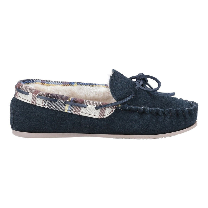 Womens Cotswold Kilkenny Navy Slippers - Navy
