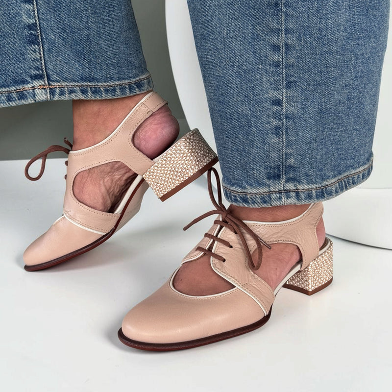 Womens AW26 Nemonic 2383 Colette Nude Slingback Heels - Nude