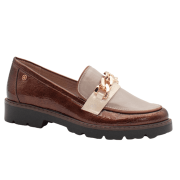 Womens Zanni & Co Daqia Loafers - Burnt Trucco