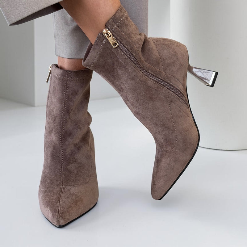 Womens Una Healy Aperture Suede Ankle Boots - Utaupia