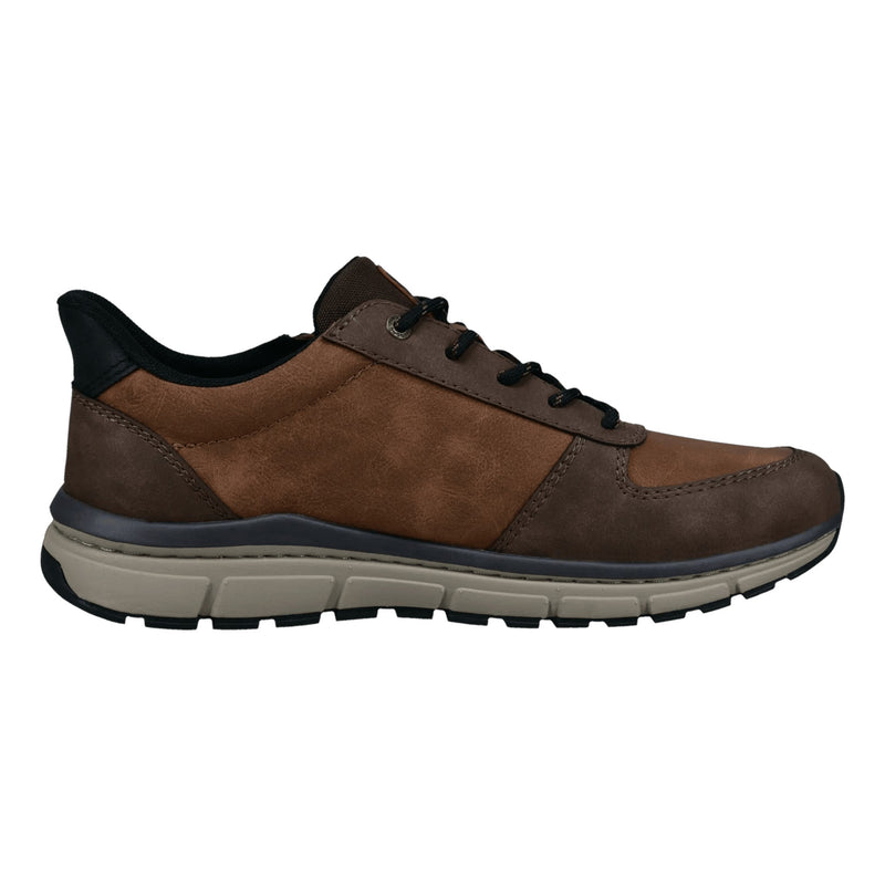 Mens Bugatti AOS06 Cognac Trainers - Cognac