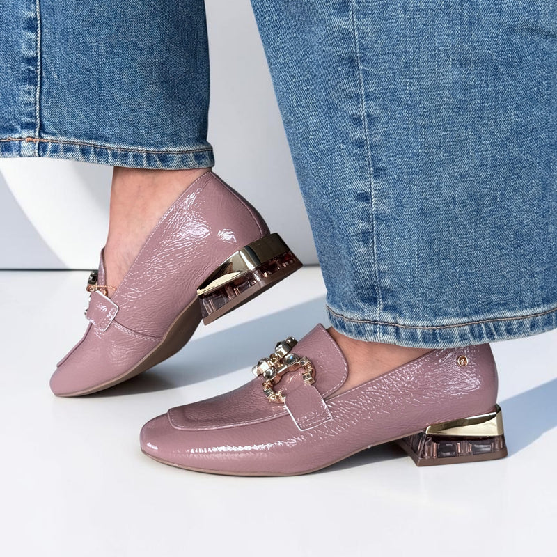 Womens Zanni & Co Hanoe Loafers - Rosewood