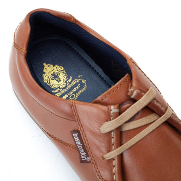 Mens Base London Event Casual Lace-up Shoes - Smu Tan