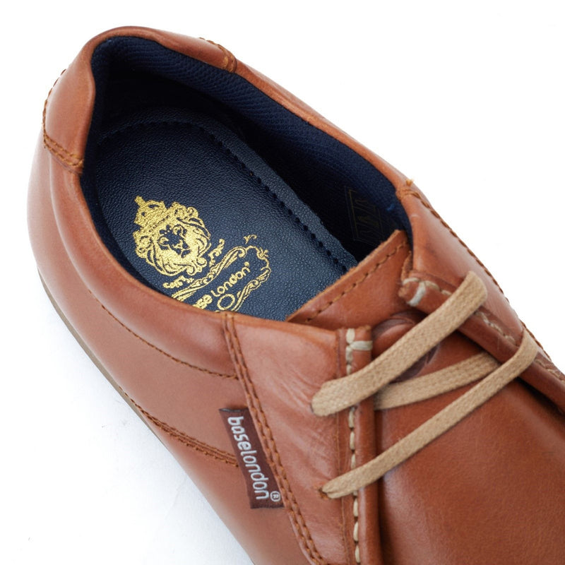 Mens Base London Event Casual Lace-up Shoes - Smu Tan