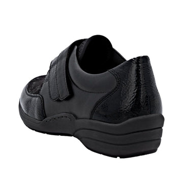 Womens Remonte R7600 Black Casual Shoes - Black