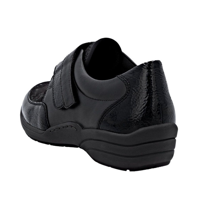 Womens Remonte R7600 Black Casual Shoes - Black