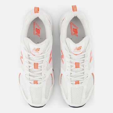 Unisex New Balance 530 Mesh Trainers - Sea Salt with Peach Nectar
