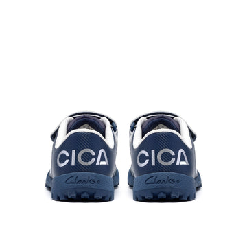 Boys Clarks CICA Goal Kid Football Shoes - Navy