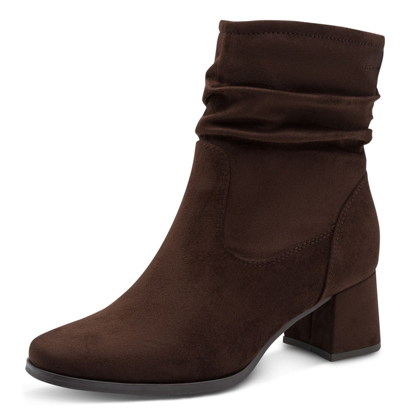 Womens Tamaris 85301 Ankle Boots - Mocca