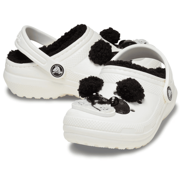 Crocs Toddler Classic Lined - I Am Panda Bear - White