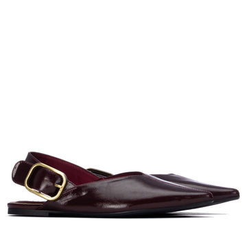 Womens Xti 146399 Sling Pumps - Burgundy