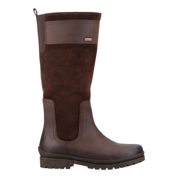 Womens Cotswold Painswick Brown Long Boots - Brown