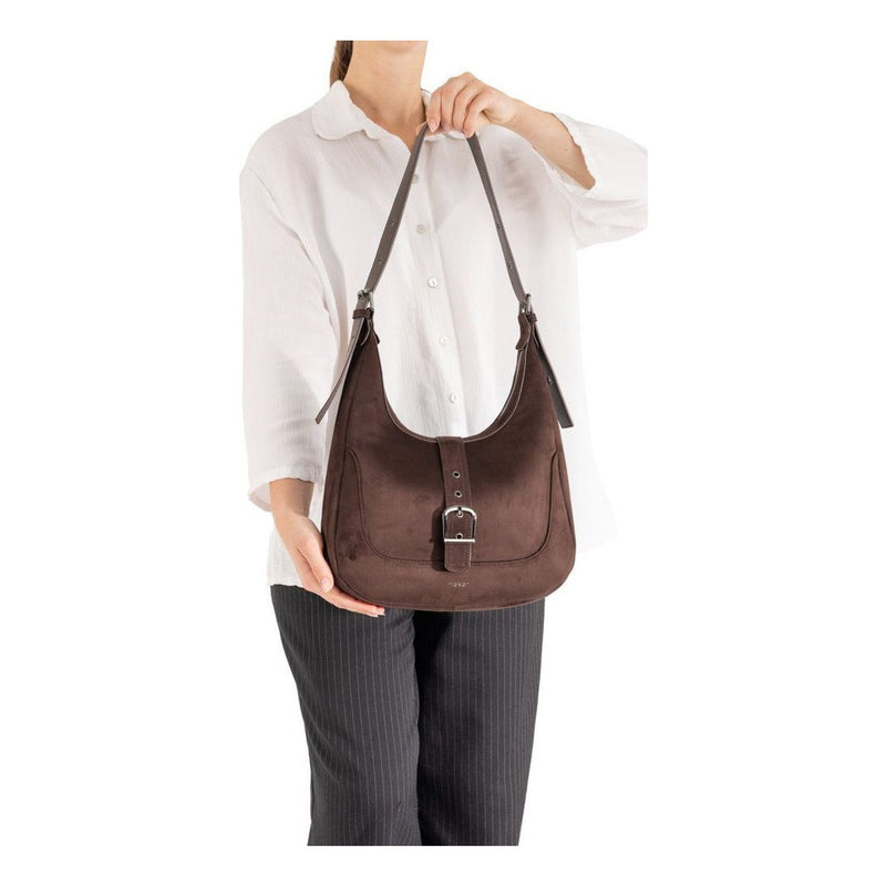 Womens Rieker H1024 Shoulder Bag - Chocolate