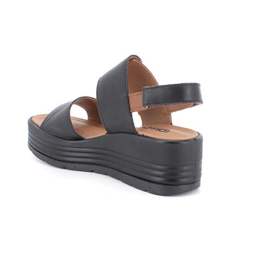 Womens Igi & Co 1164577 Black Wedge Sandals - Black