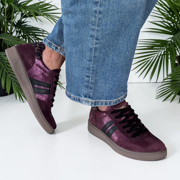 Womens Igi 2165511 Burgundy Trainers - Burgundy