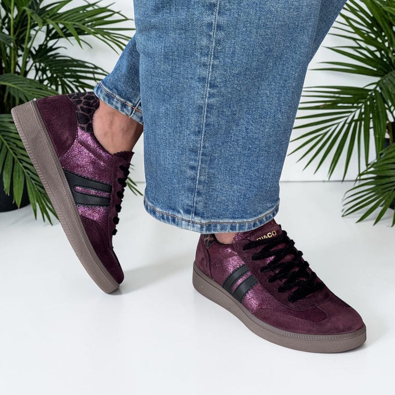 Womens Igi 2165511 Burgundy Trainers - Burgundy