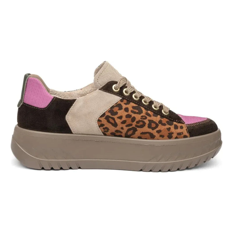 Womens Ara 46711 Monaco 2.0 Dark Brown Trainers - Dark Brown
