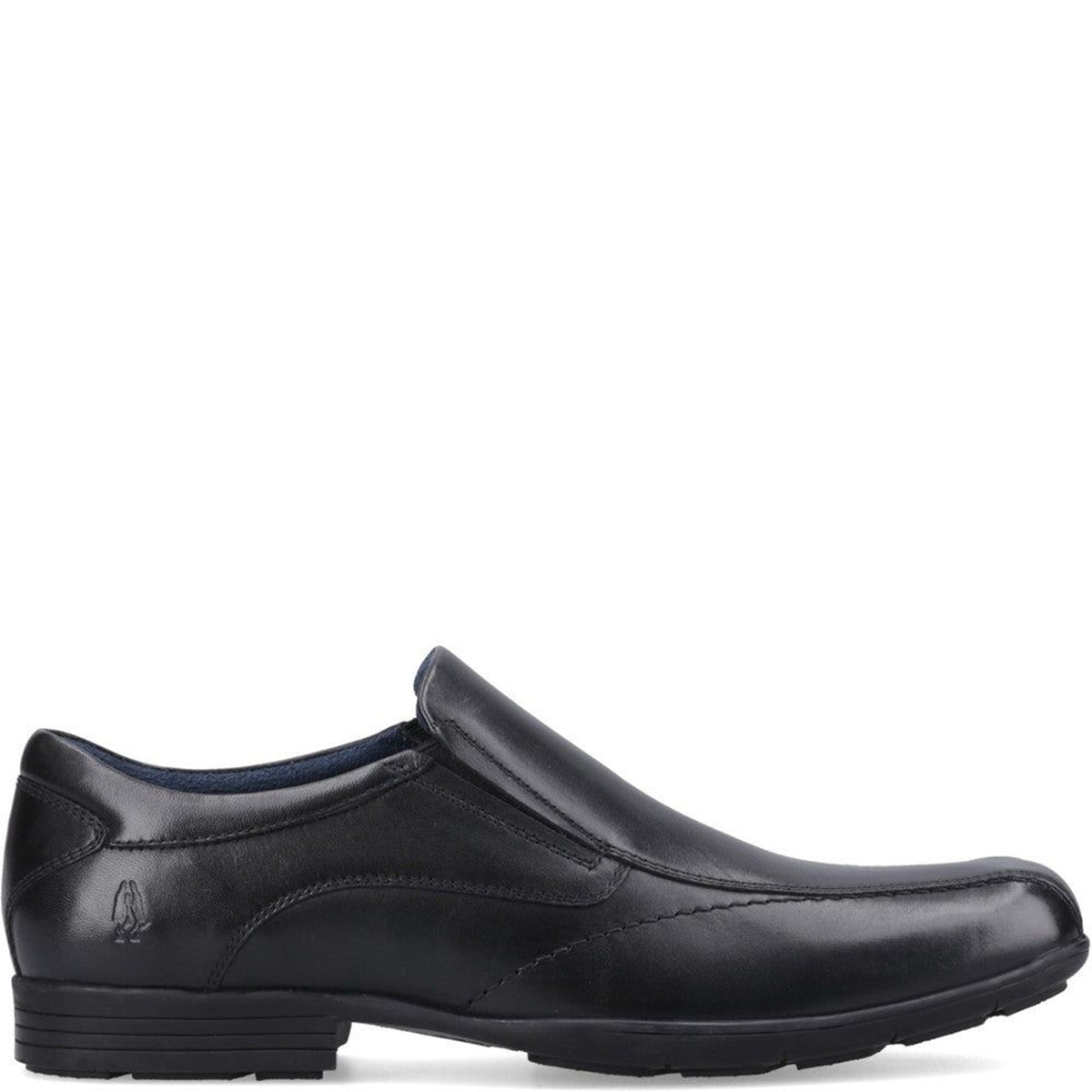 Junior Boys Hush Puppies Dumfries Black School Shoes