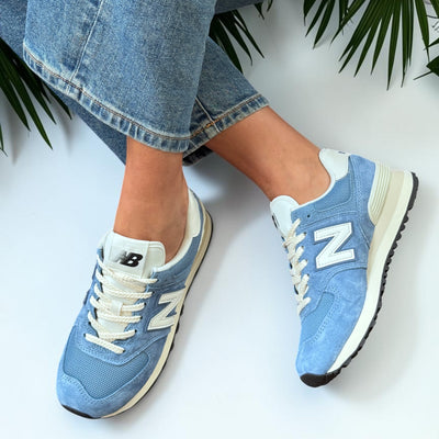 Unisex New Balance U574 Trainers - Heron Blue