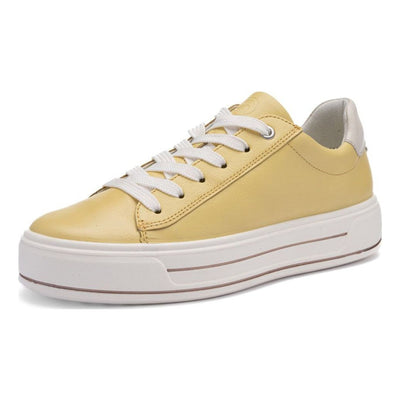 Womens Ara 12-23003 Canberra Vanilla Platform Trainers - Canberra Vanilla