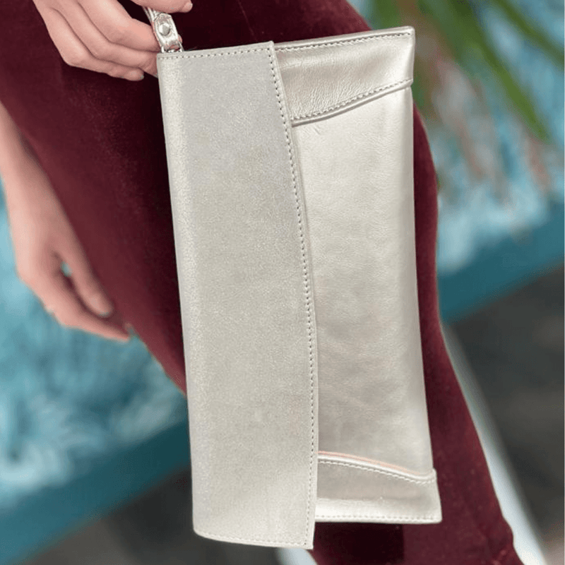 Womens Emis Ladies Clutch Bag - Grey