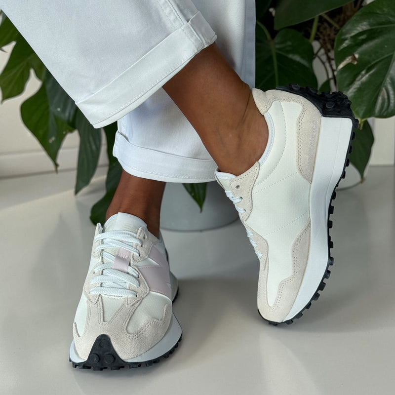 Womens New Balance 327 Trainers - Sea Salt