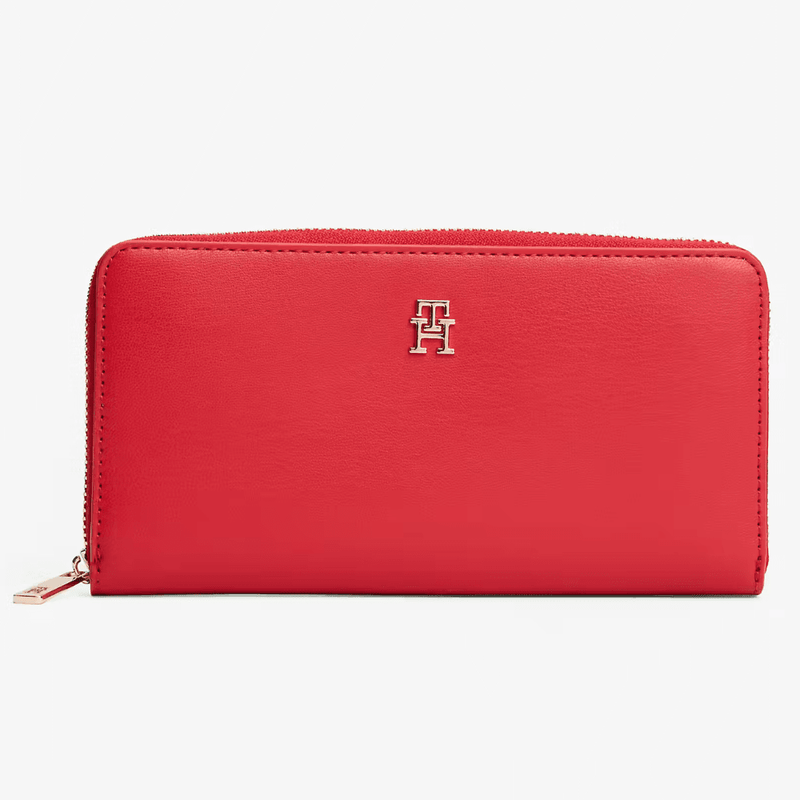 Womens Tommy Hilfiger Icon Zip-Around Purse - Primary Red