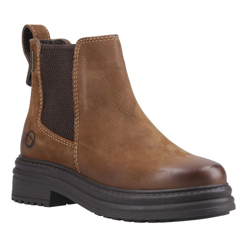 Womens Cotswold Aldworth Ankle Boots - Tan