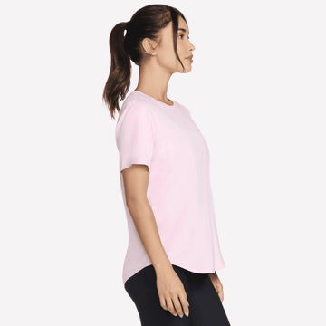 Womens Skechers GO Dri Swift Tee - Pink