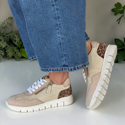 Womens Dubarry Jazz 1743 Beige Trainers - Beige Gold