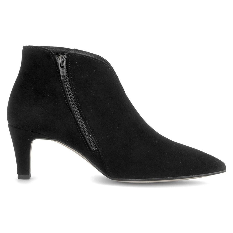 Womens Gabor 8017 Black Ankle Boots - Black
