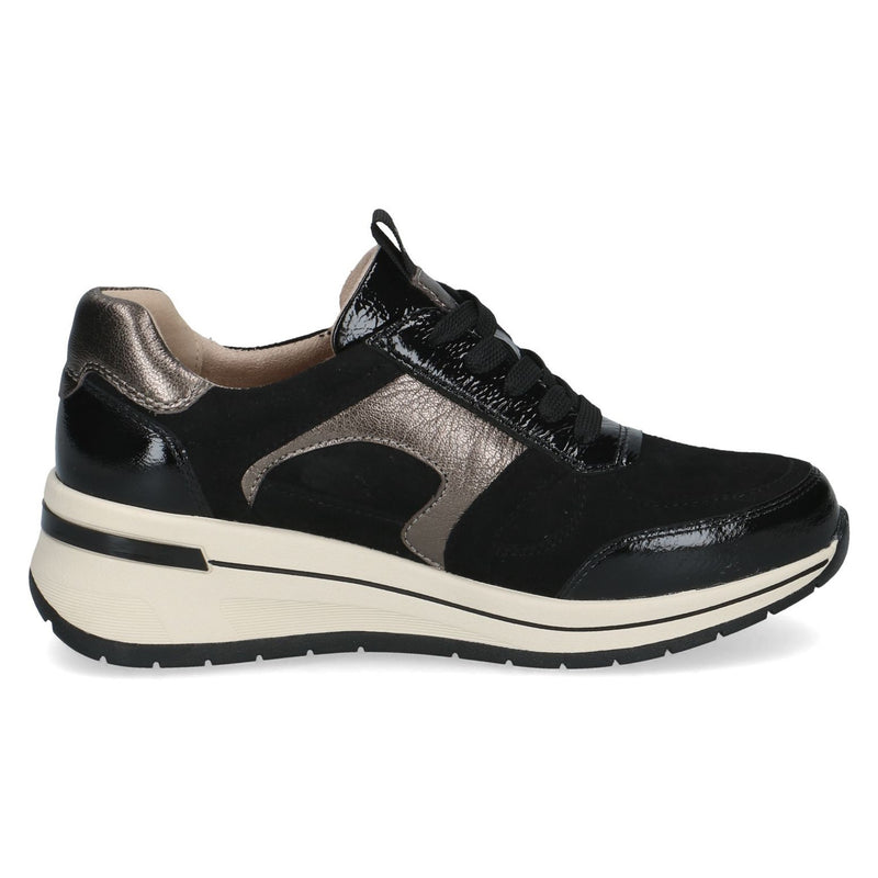 Womens Caprice 23300 Trainers - Black Combi