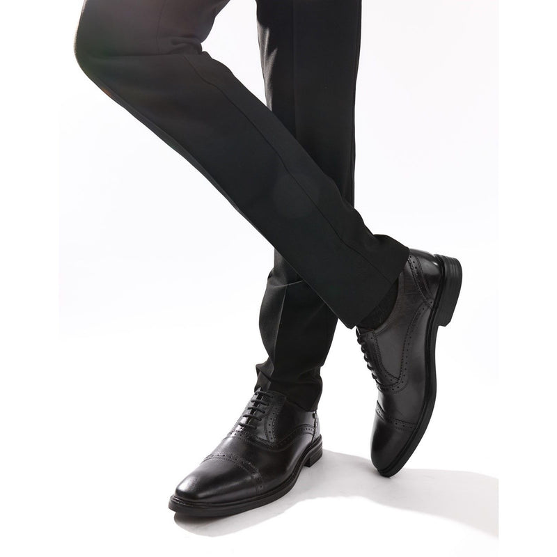 Mens Base London Ascot Formal Lace-up Shoes - Black
