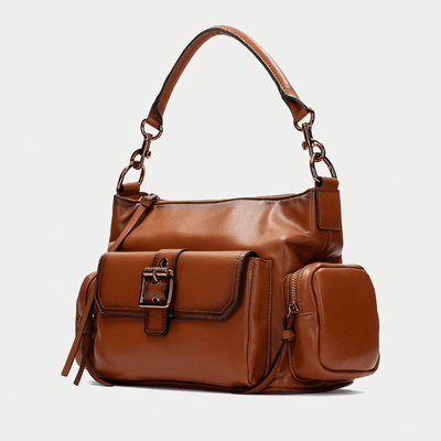 Womens Hispanitas Bolsos 254140 Handbag - Tan