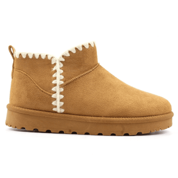 Womens Lunar Natal Bootie Slippers - Tan