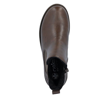 Womens Rieker 73250 Ankle Boots - Chestnut