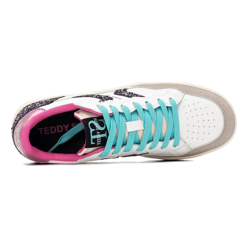 Womens Teddy Smith 121134 White Trainers - White