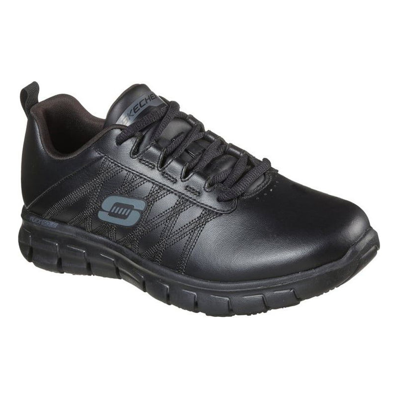 Womens Skechers 76576EC Work: Sure Track - Erath Black Trainers - Black
