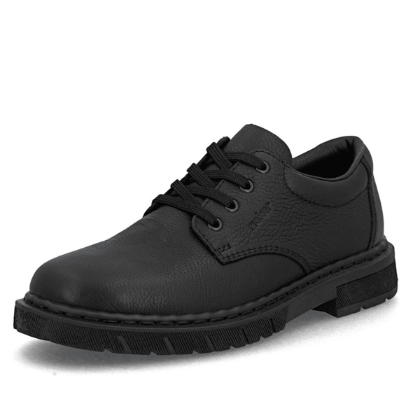 Mens Rieker 31610 Lace Up Leather Dress Shoes - Black