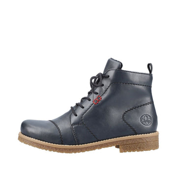 Womens Rieker 73500 Ankle Boots - Ocean