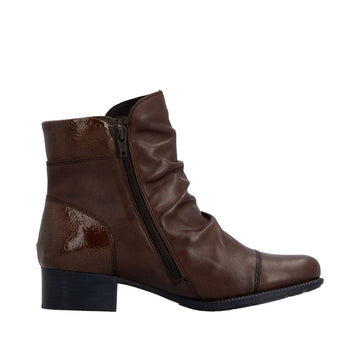 Womens Rieker 78659 Chestnut Boots - Chestnut