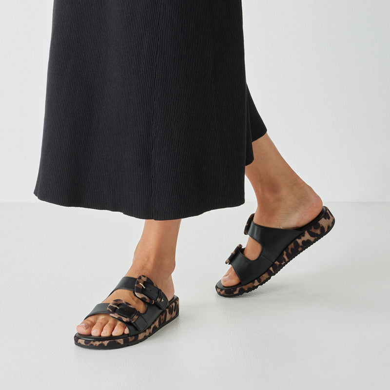 Womens Tamaris 27114 Black Sandals - Black